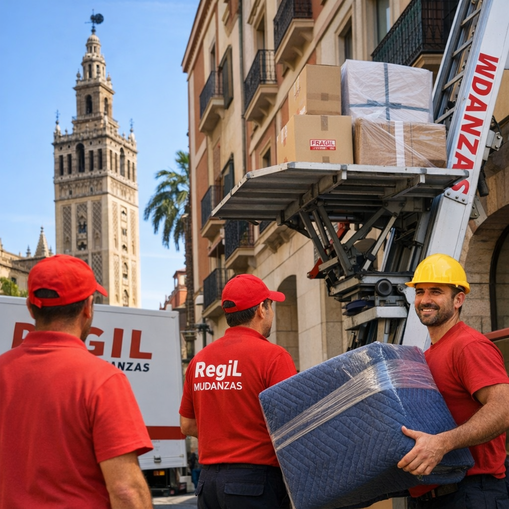 Servicio profesional de mudanzas en Sevilla centro y provincia